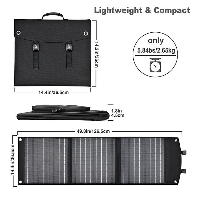 DSBsolar 60W18V Foldable Portable Solar Panel By PAIDU