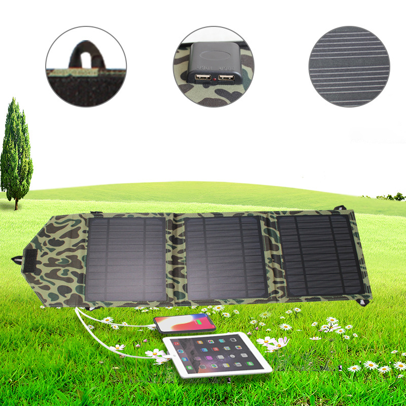 DSBsolar 15W Outdoor Portable Foldable Solar Panel By PAIDU