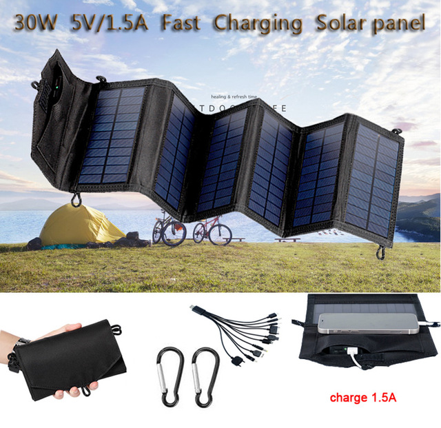 DSBsolar 30W5V Foldable Portable Solar Panel By PAIDU